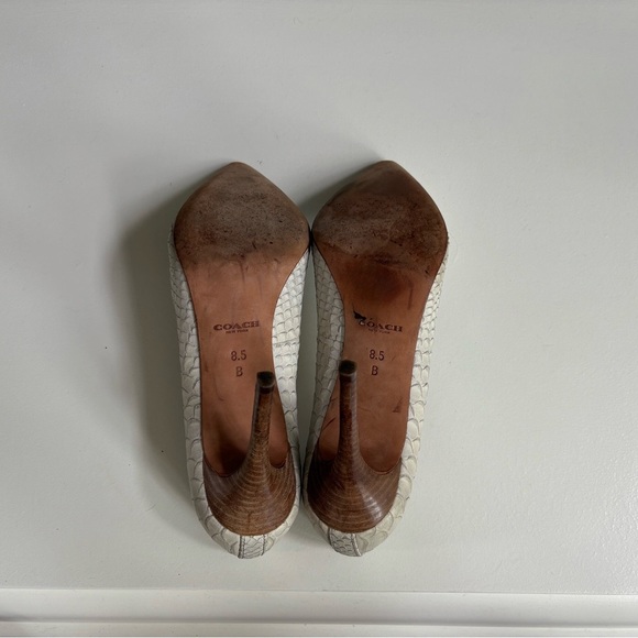 Coach Harlee Leather Heels size 8.5 - Picture 11 of 11